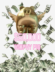 $50,000 Financial Worship trophy paypig